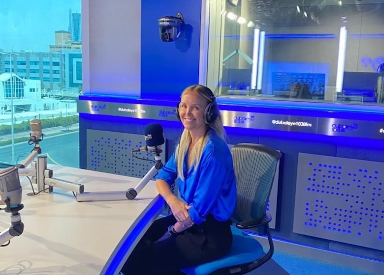 Niamh Keohan Dubai Eye 103.8 Radio